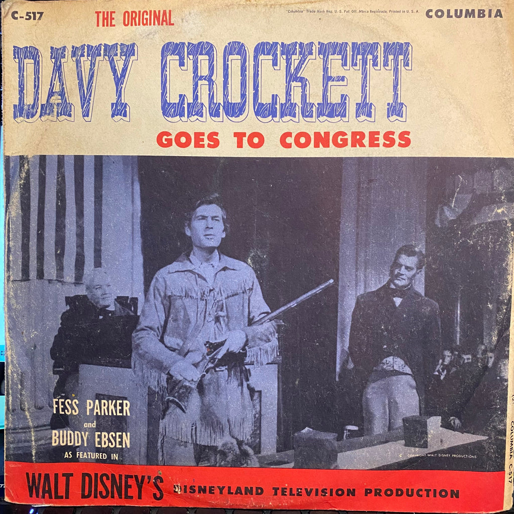 Fess Parker - Davy Crockett Goes to Congress | Good Plus (G+) Very Good (VG)-EmojiWear