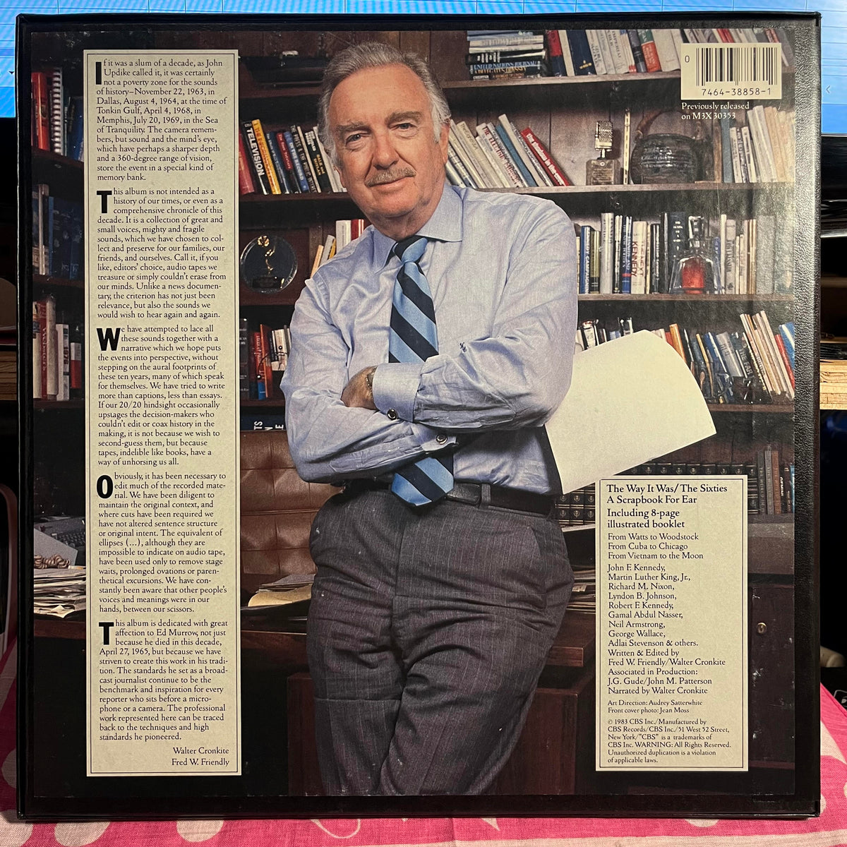 Walter Cronkite - The Way It Was - The Sixties *SIGNED/BOX* | Near Mint (NM) Near Mint (NM)-EmojiWear