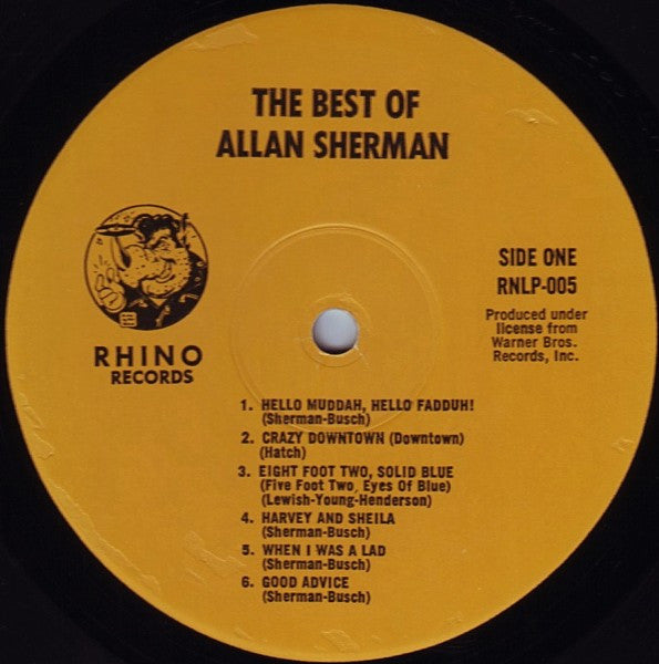 Allan Sherman - The Best Of Allan Sherman (VINYL) | Near Mint (NM) Near Mint (NM)-EmojiWear
