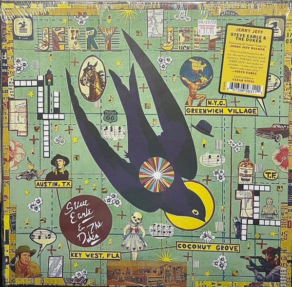 Steve Earle & The Dukes - Jerry Jeff | Mint (M) Mint (M)-EmojiWear