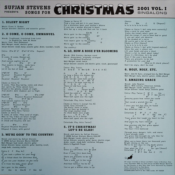 Sufjan Stevens Songs For Christmas Asthmatic Kitty Records Box, Comp + 5x12", EP, RE Mint (M) Mint (M)-EmojiWear