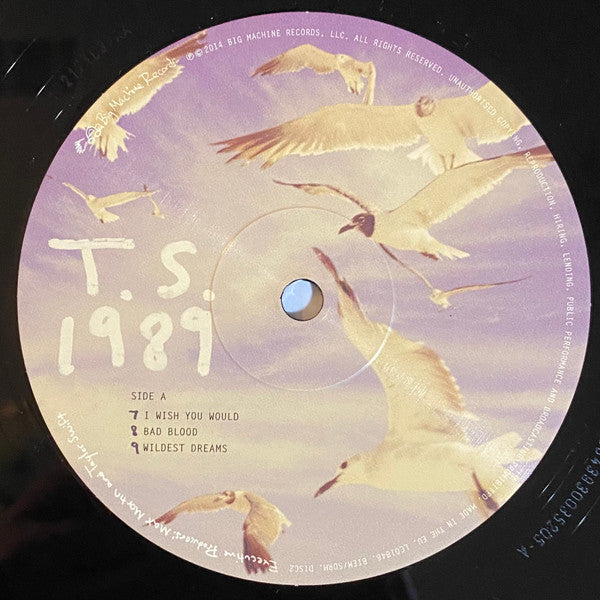 Taylor Swift 1989 Big Machine Records, Big Machine Records 2xLP, Album, Gat Mint (M) Mint (M)-EmojiWear