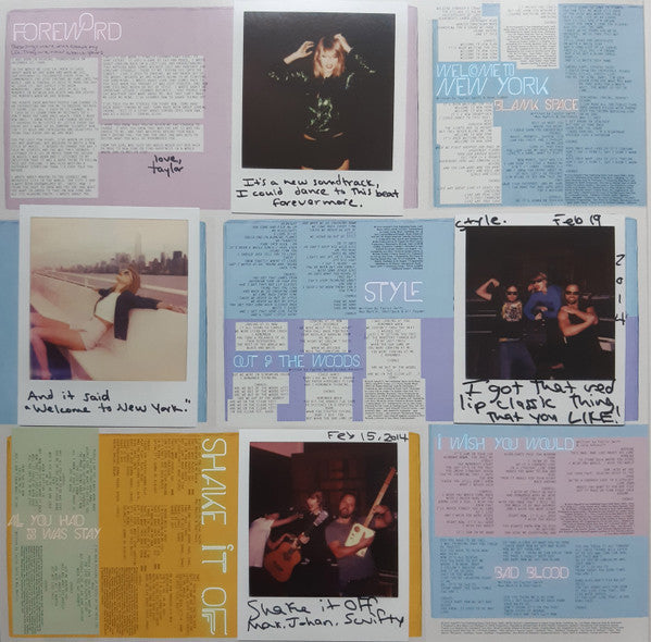 Taylor Swift 1989 Big Machine Records, Big Machine Records 2xLP, Album, Gat Mint (M) Mint (M)-EmojiWear