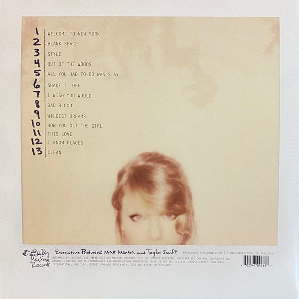 Taylor Swift 1989 Big Machine Records, Big Machine Records 2xLP, Album, Gat Mint (M) Mint (M)-EmojiWear