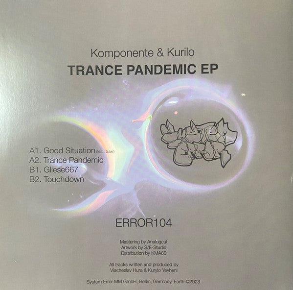 Komponente - Trance Pandemic EP | Mint (M) Mint (M)-EmojiWear
