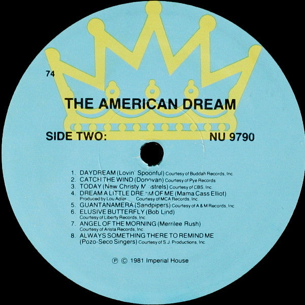 Various - The American Dream - Great Folk Songs And Ballads | Near Mint (NM) Very Good Plus (VG+)-EmojiWear