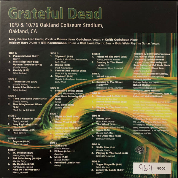 Dick's Picks 33: 10/9 & 10/76 Oakland Coliseum Stadium, Oakland, CA | Mint (M) Mint (M)-EmojiWear