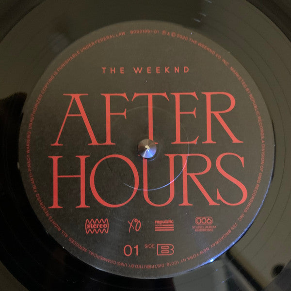 The Weeknd - After Hours (2xVINYL) | Mint (M) Mint (M)-EmojiWear