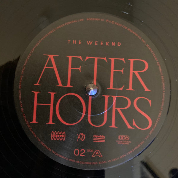 The Weeknd - After Hours (2xVINYL) | Mint (M) Mint (M)-EmojiWear