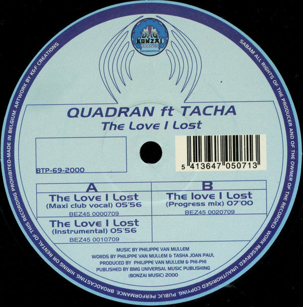 Quadran - The Love I Lost | Near Mint (NM) Near Mint (NM)-EmojiWear
