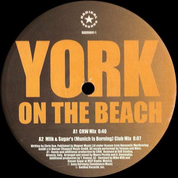 York - On The Beach (VINYL) | Very Good Plus (VG+) Very Good Plus (VG+)-EmojiWear