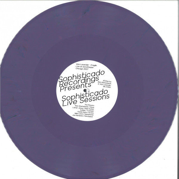 Vick Lavender - Fragile - Live At Sonotheque Chicago 2007 | Mint (M) Generic-EmojiWear