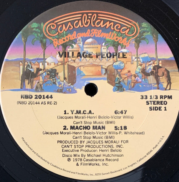 Village People - Y.M.C.A. / Macho Man | Near Mint (NM) Very Good Plus (VG+)-EmojiWear