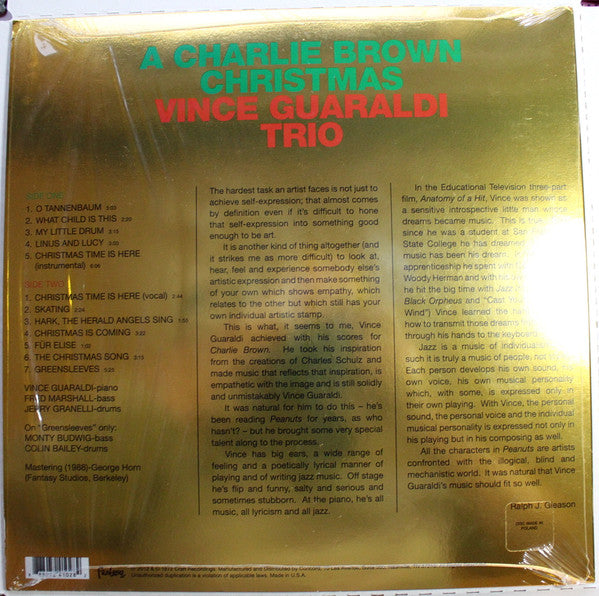 Vince Guaraldi Trio - A Charlie Brown Christmas (VINYL) | Mint (M) Mint (M)-EmojiWear
