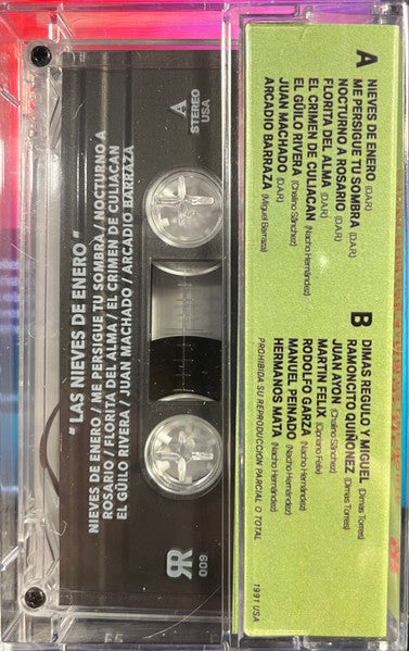 Chalino Sánchez - Nieves de Enero (CASSETTE - UNOFFICIAL) | Mint (M) Mint (M)-EmojiWear