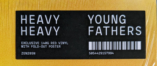 Young Fathers - Heavy Heavy (RED VINYL) | Mint (M) Mint (M)-EmojiWear